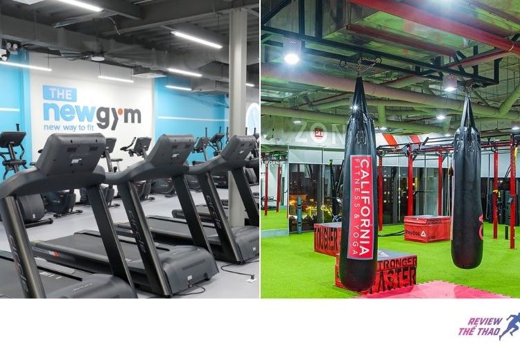 So sánh The New Gym với California Fitness