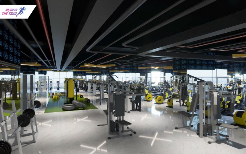 Trang thiết bị tại Blue Gym Cầu Giấy