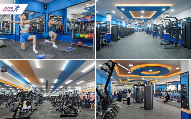 Không gian tập luyện tại phòng Gym Way Station