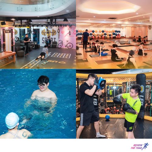 Các lớp học tại phòng gym Leo Fitness