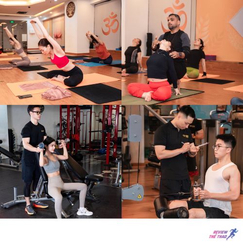 Không gian tập luyện hiện đại tại Leo Fitness Center