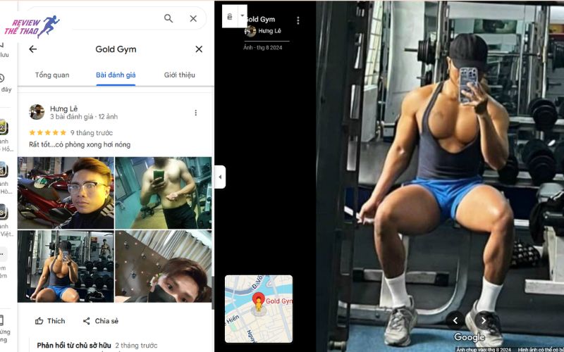 Đánh giá của khách hàng về Gold Gym