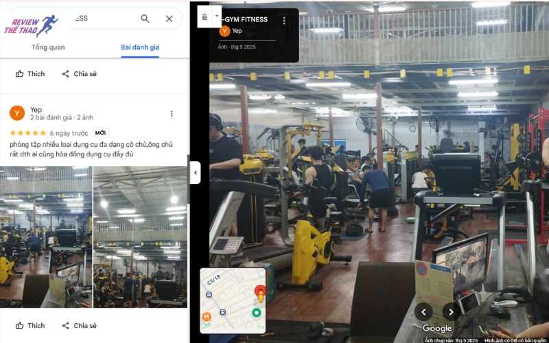 Cơ sở vật chất tại T-GYM FITNESS