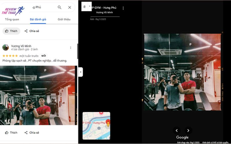 Đánh giá của khách hàng về UP GYM - Hưng Phú
