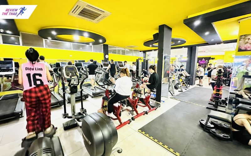 Không gian tập luyện tại Gold Gym