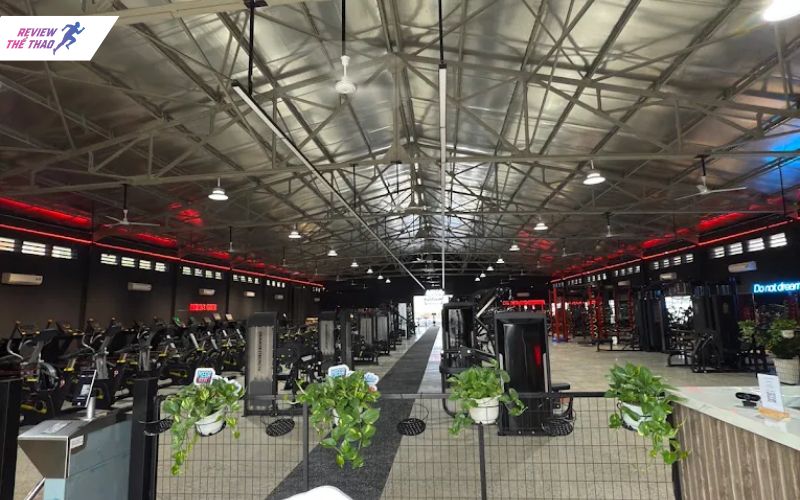Không gian tập luyện tại Mega Gym
